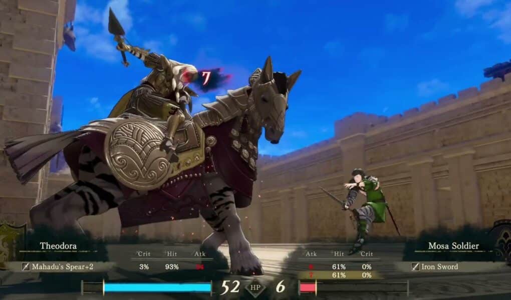 Fire Emblem: Fortune’s Weave – 1 Theodora Path Ch 12: The Battle of Fort Zanbar: Defeat Dyan