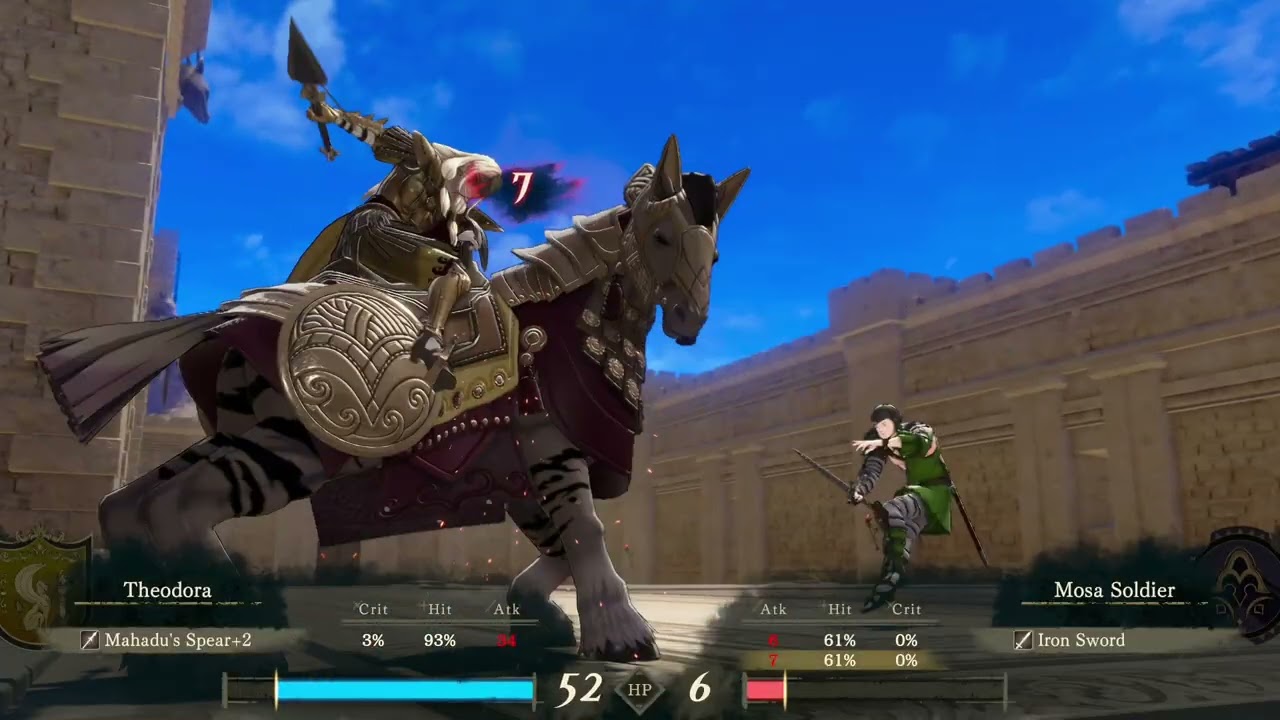 Fire Emblem: Fortune’s Weave – 1 Theodora Path Ch 12: The Battle of Fort Zanbar: Defeat Dyan
