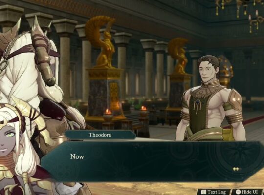 Fire Emblem: Fortune’s Weave – 1 Theodora Path Ch 12: Talk To Kumos | Hold War Council Cutscene