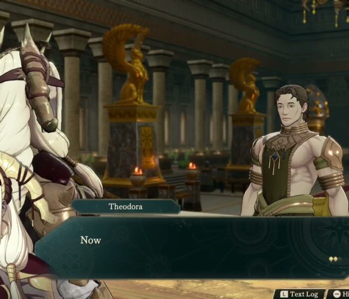 Fire Emblem: Fortune’s Weave – 1 Theodora Path Ch 12: Talk To Kumos | Hold War Council Cutscene