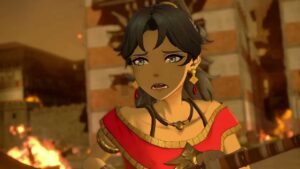 Fire Emblem: Fortune’s Weave – 1 Leda Path Ch 1: Leilidahna Sees Her Father Murdered | Meets Eshmel