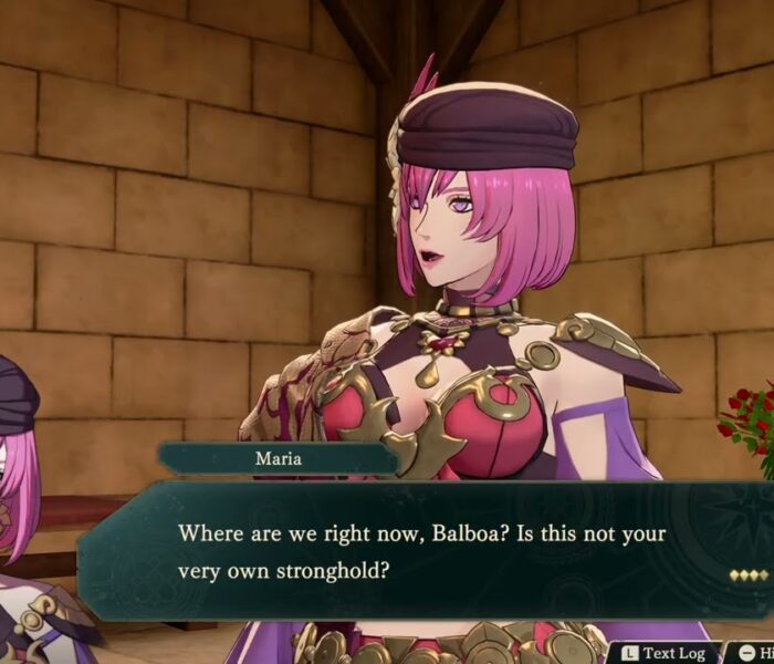 Fire Emblem: Fortune’s Weave – 1 Leda Path Ch 2: Coris Mine: Maria Goves Balboa Lakshashis Iron Fan