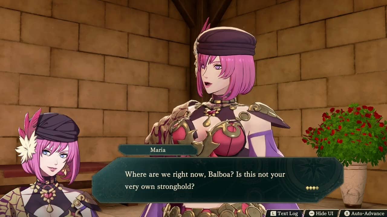 Fire Emblem: Fortune’s Weave – 1 Leda Path Ch 2: Coris Mine: Maria Goves Balboa Lakshashis Iron Fan