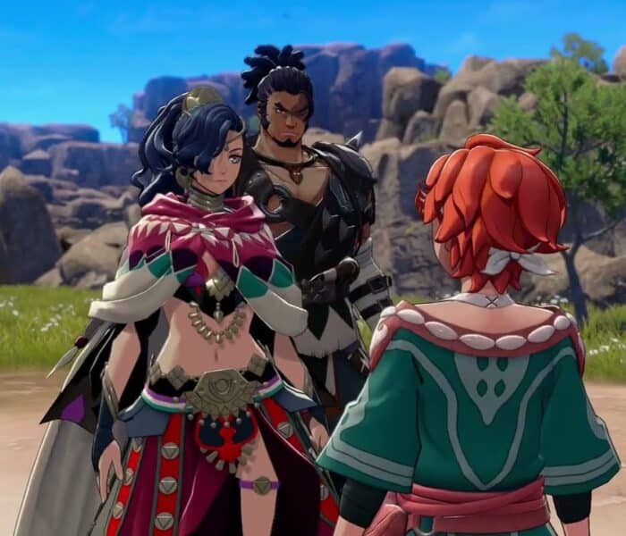 Fire Emblem: Fortune’s Weave – 1 Leda Path Ch 2: Mu Is a Girl Pretending To be a Boy Cutscene