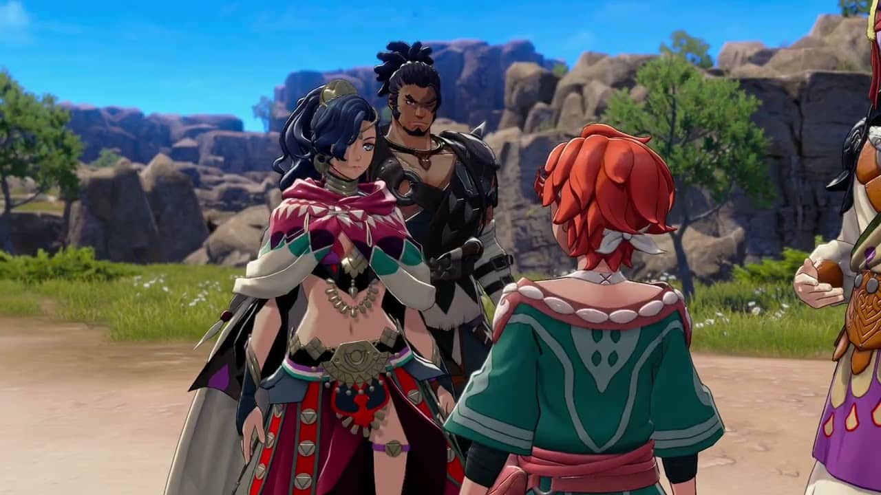 Fire Emblem: Fortune’s Weave – 1 Leda Path Ch 2: Mu Is a Girl Pretending To be a Boy Cutscene