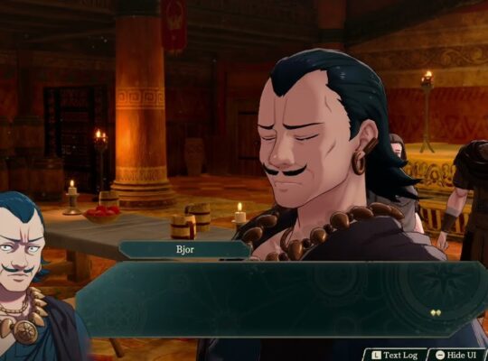 Fire Emblem: Fortune’s Weave – 1 Leda Path Ch 1: Sirocco, Mu, Bjor Intros | Leda Dance Cutscene