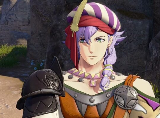 Fire Emblem: Fortune’s Weave – 1 Leda Path Ch 2: Mu Returns | Mom Is “Mikaela Red Blade” Cutscene