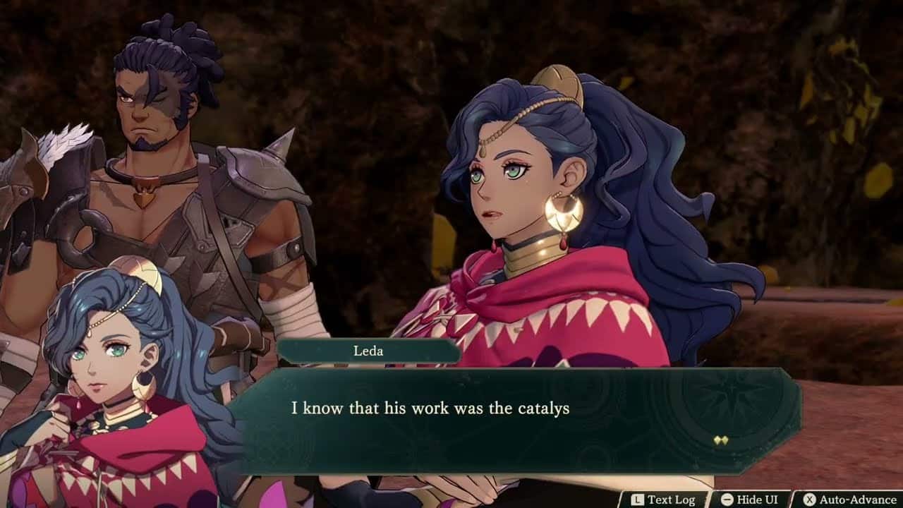 Fire Emblem: Fortune’s Weave – 1 Leda Path Ch 2: Battle vs Balboa: Leda Kills Balboa Cutscene