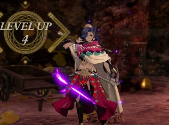 Fire Emblem: Fortune’s Weave – 1 Leda Path Ch 2: Battle vs Balboa: Defeat Balboa Lakshashis Iron Fan