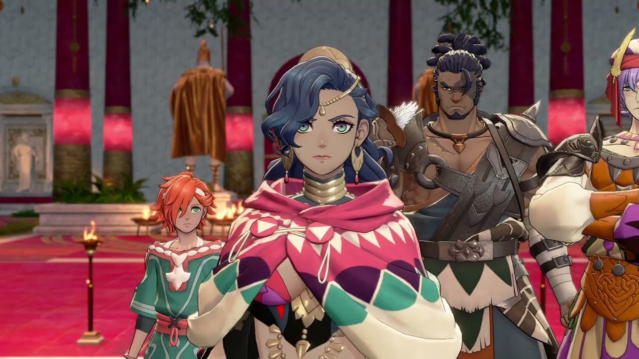 Fire Emblem: Fortune’s Weave – 1 Leda Path Ch 3: Kalla’s Temple: Leda Meets with Kalla | Olympia
