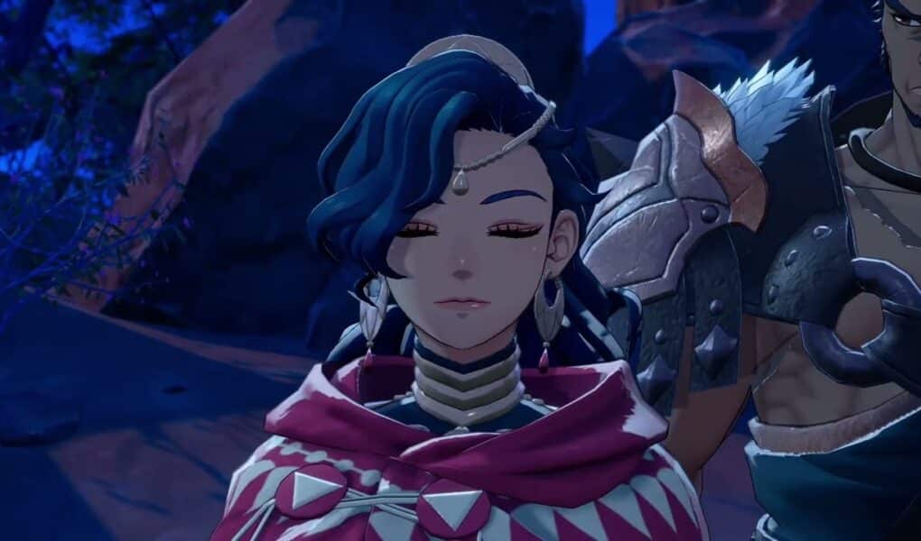 Fire Emblem: Fortune’s Weave – 1 Leda Path Ch 2: Leda Tells Scirocco and Mu Who She Is Cutscene