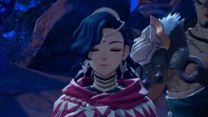 Fire Emblem: Fortune’s Weave – 1 Leda Path Ch 2: Leda Tells Scirocco and Mu Who She Is Cutscene