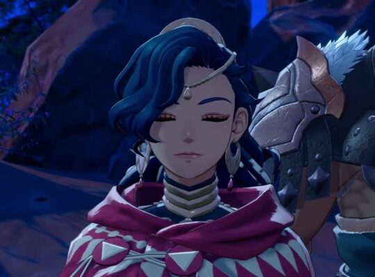 Fire Emblem: Fortune’s Weave – 1 Leda Path Ch 2: Leda Tells Scirocco and Mu Who She Is Cutscene