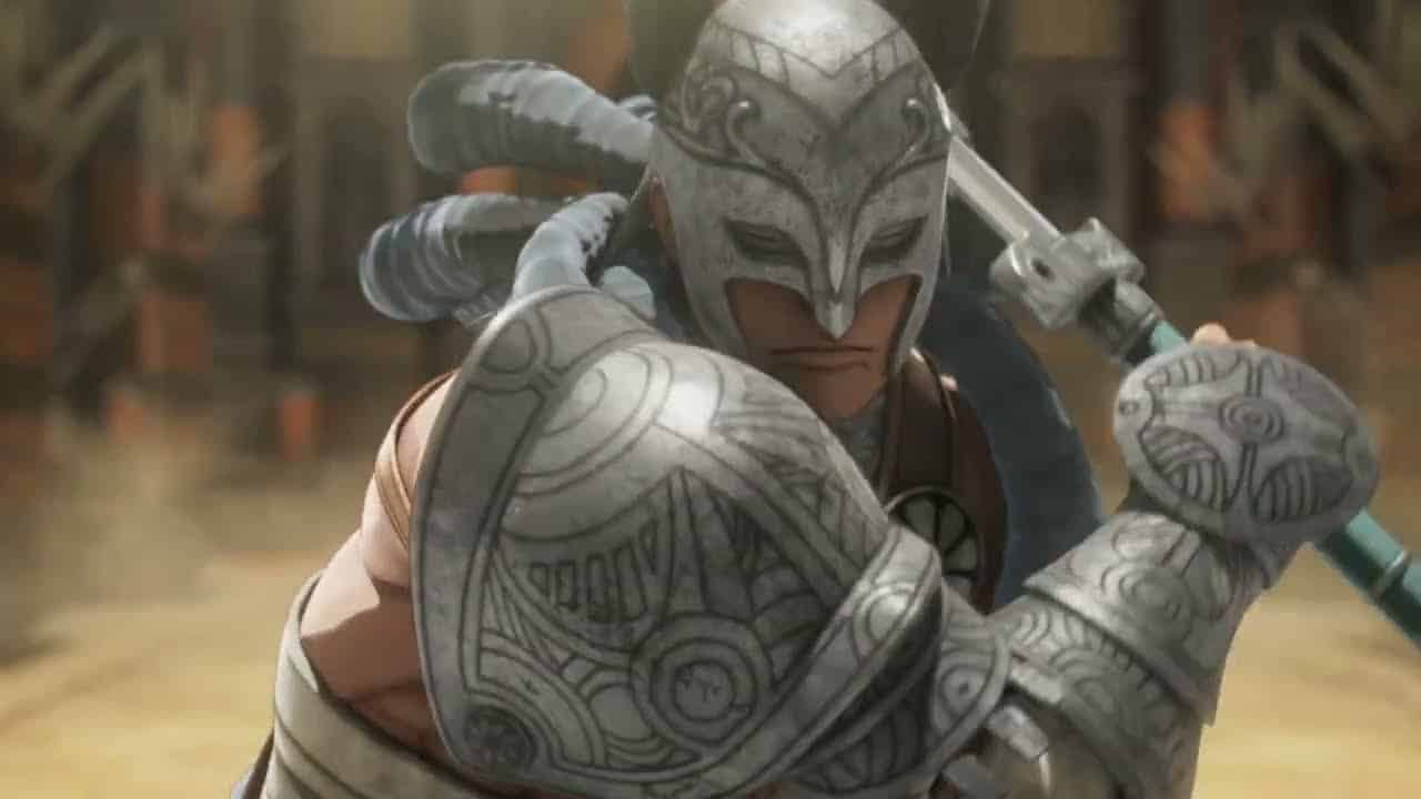 Fire Emblem: Fortune’s Weave – 1 Leda Path Ch 4: Kalla & Leda Dagsion Arrival: Heroic Games Cutscene