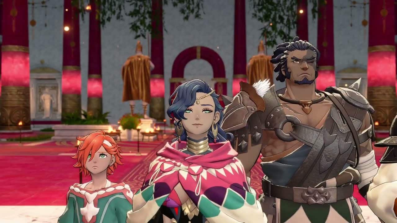 Fire Emblem: Fortune’s Weave – 1 Leda Path Ch 3: Kalla Informs Leda That Bertrand Is Alive Cutscene