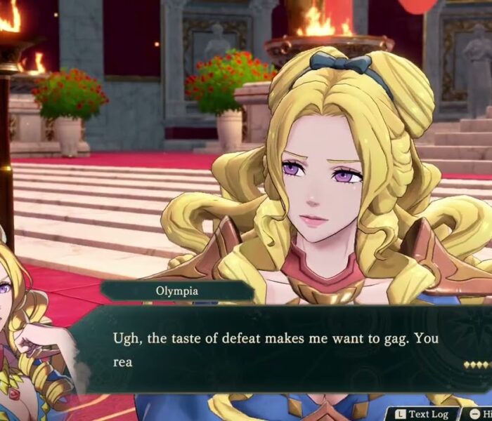 Fire Emblem: Fortune’s Weave – 1 Leda Path Ch 3: Olympia Lost (Comfort Her) Cutscene