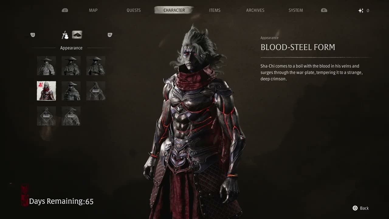 Phantom Blade Zero – Against The Flow: Appearances: Wulan Legend | Blood Steel Form | Legacy