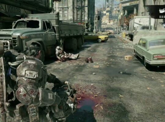 Gears of War: E Day – Act 2 Chapter 2: Downtown: Open Hard Case Near Beast Arcade Injector Mod Slot