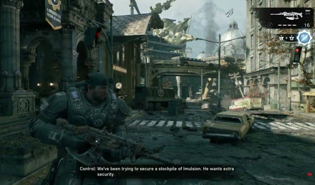 Gears of War: E Day – Act 2 Chapter 2: Mags & Lucas Banter: Major Burger Box Location – Supply Cache