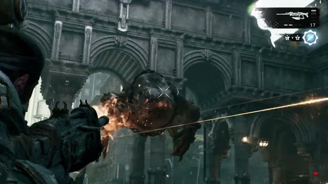 Gears of War: E Day – Act 2 Chapter 2: Secure The All Father’s Plaza: Bile Frog Fight