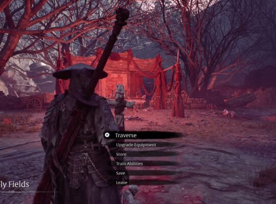 Phantom Blade Zero – Chapter 1: Flesh Lily Fields: Upgrade Scarlet Wraithblade +3 Sha Chi Combo