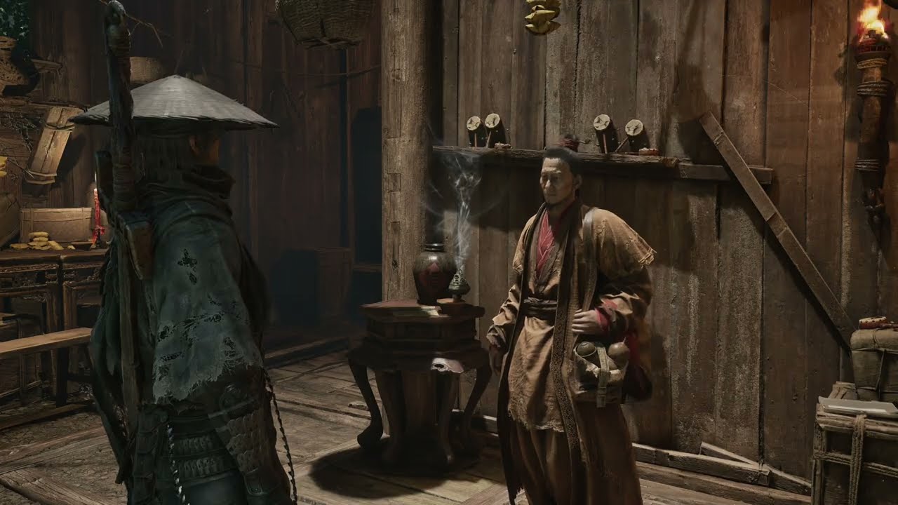 Phantom Blade Zero – Chapter 1: Outpost: Buy Ancient Timber and Upgrade The Feather Bow