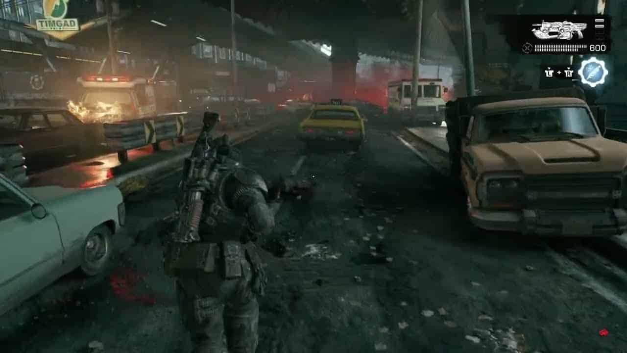 Gears of War: E Day – Act 2 Chapter 2: Day 1 Downtown: Gears Bridge Checkpoint – Vulcan In Alley