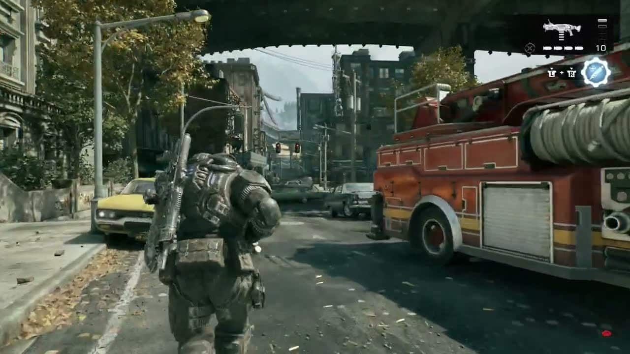 Gears of War: E Day – Act 2 Chapter 2: Help Gears at Public Parking Garage – Hard Case Location