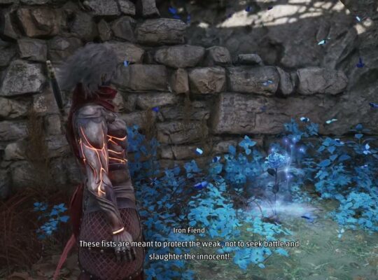 Phantom Blade Zero – Chapter 2: Stone Hand, Iron Fever’s Memory Flower 1| Mirrorwood Entrance Bell