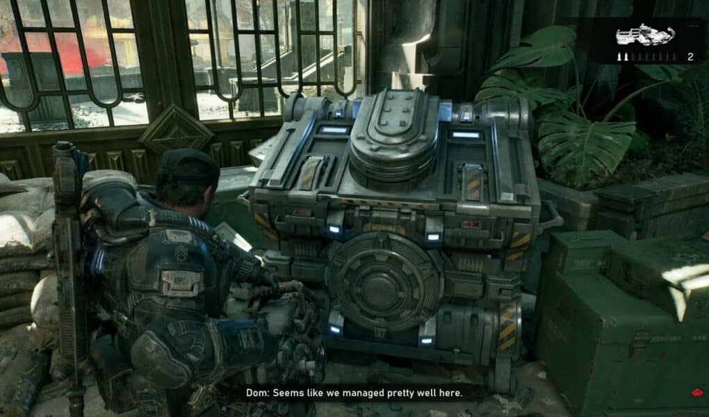 Gears of War: E Day – Act 2 Chapter 2: Supply Cache: Tactical Gear – Adrenaline Injector