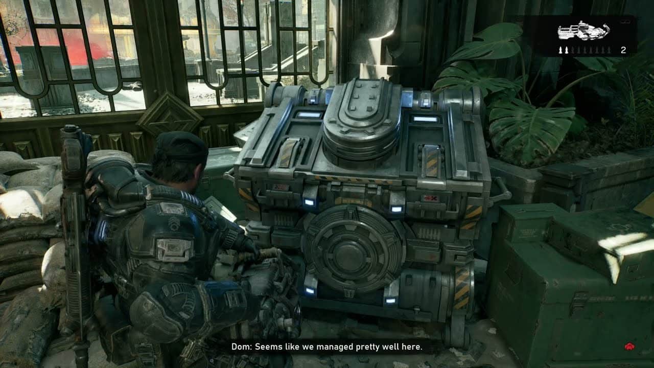 Gears of War: E Day – Act 2 Chapter 2: Supply Cache: Tactical Gear – Adrenaline Injector