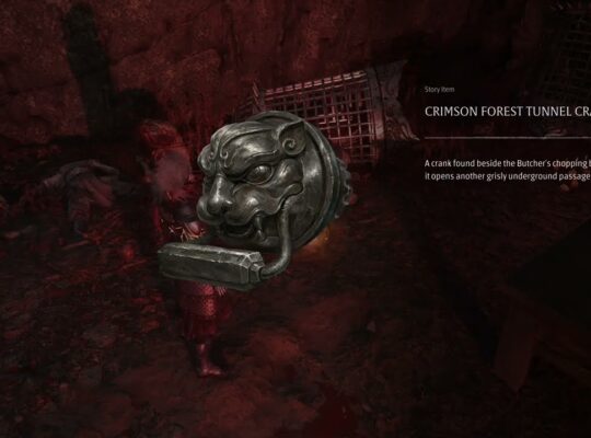 Phantom Blade Zero – Chapter 2: Crimson Forest Tunnel Crank, Preservation Talisman Fragment Location