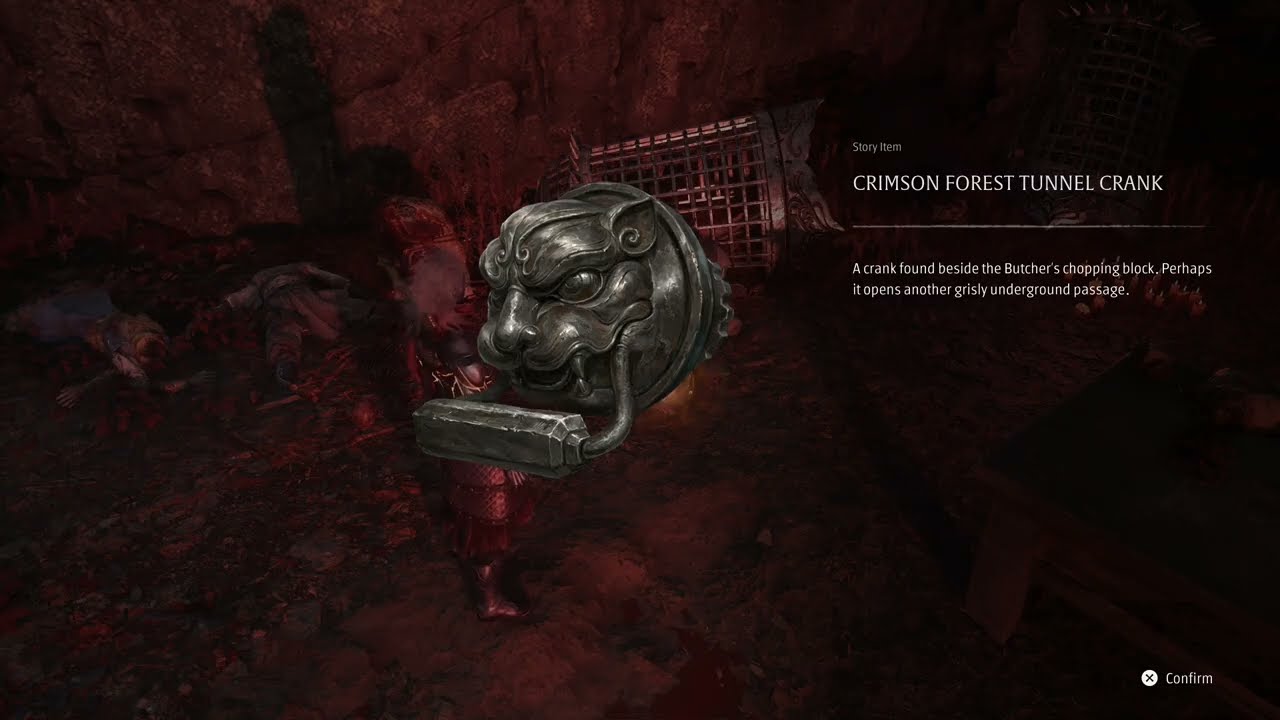 Phantom Blade Zero – Chapter 2: Crimson Forest Tunnel Crank, Preservation Talisman Fragment Location