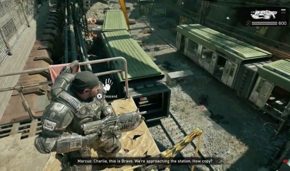 Gears of War: E Day – Act 2 Chapter 2: Secure Outside The Octus Way Station – Prototype Lancer