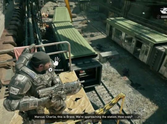 Gears of War: E Day – Act 2 Chapter 2: Secure Outside The Octus Way Station – Prototype Lancer