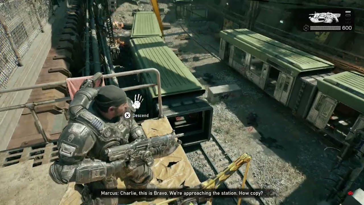 Gears of War: E Day – Act 2 Chapter 2: Secure Outside The Octus Way Station – Prototype Lancer