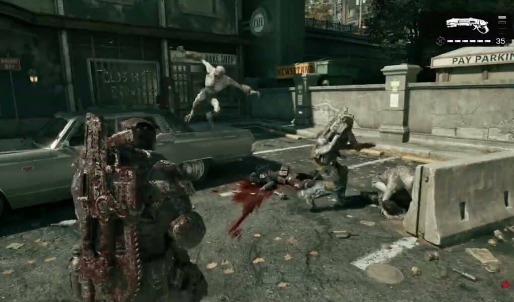 Gears of War: E Day – Act 2 Chapter 2: Trapped Family: Help Civilians Escape The Building