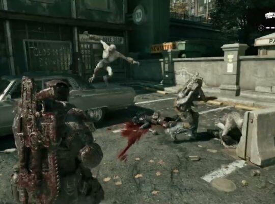 Gears of War: E Day – Act 2 Chapter 2: Trapped Family: Help Civilians Escape The Building