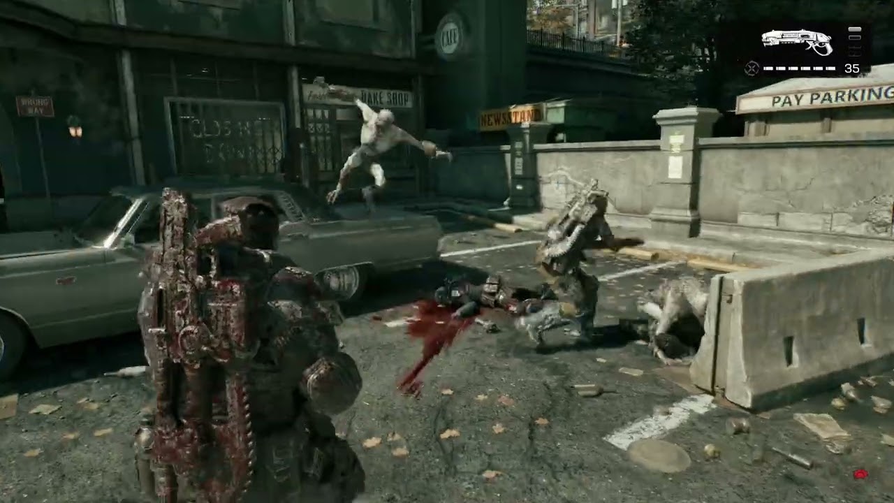 Gears of War: E Day – Act 2 Chapter 2: Trapped Family: Help Civilians Escape The Building