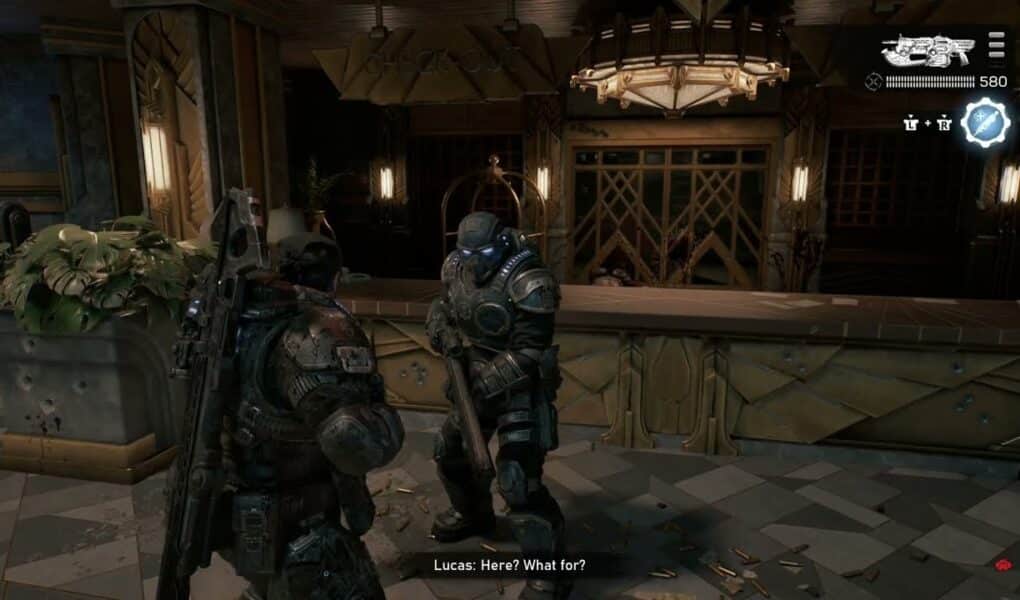 Gears of War: E Day – Act 2 Chapter 2: Kalona Hotel: Meet and Talk With Pvt Danton