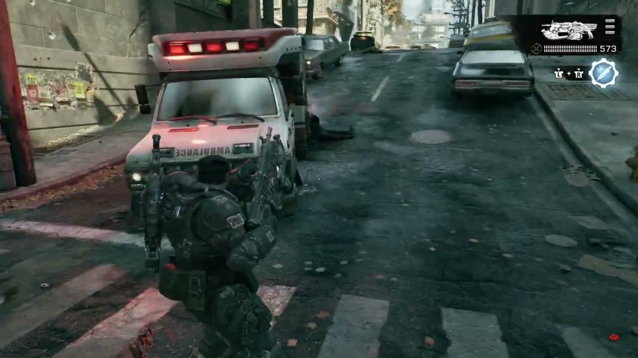 Gears of War: E Day – Act 2 Chapter 2: Ping Collectibles on The Map – Collect Weapon Mods