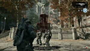 Gears of War: E Day – Act 2 Chapter 2: Talk with Control After Locust Ambush (Whiskey Squad)