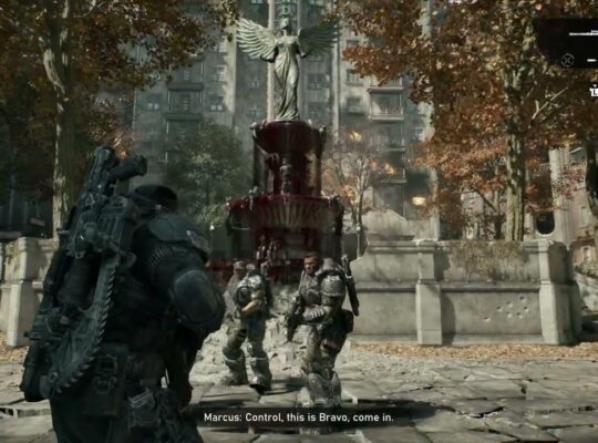 Gears of War: E Day – Act 2 Chapter 2: Talk with Control After Locust Ambush (Whiskey Squad)