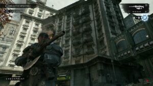 Gears of War: E Day – Act 2 Chapter 2: Investigate The Bodies Cutscene – Survive The Ambush