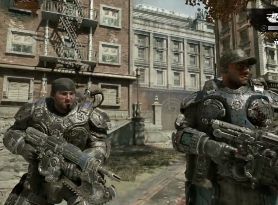 Gears of War: E Day – Act 2 Chapter 2: Find Whiskey Squad: Investigate Area – Reach The Fountain