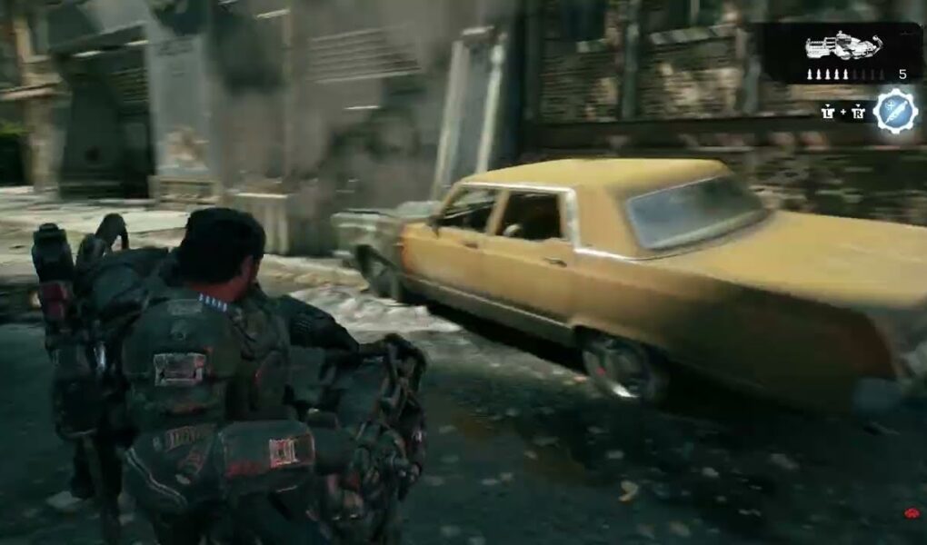 Gears of War: E Day – Act 2 Chapter 2: Slay Boomer and Drones – Pendulum Wars Victory Flag Location